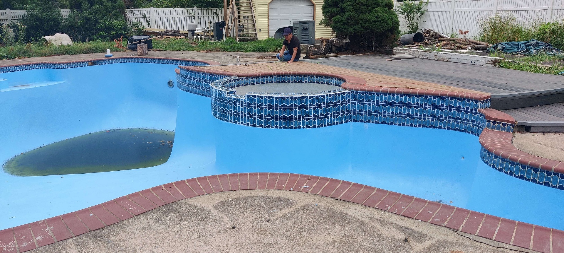 Pool acid wash project